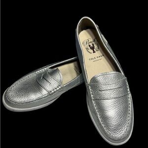 Cole Haan women’s Silver Loafers